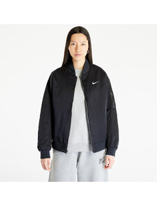 Γυναικεία bomber jacket Nike Sportswear Women's Varsity Bomber Jacket Black/ Black/ White