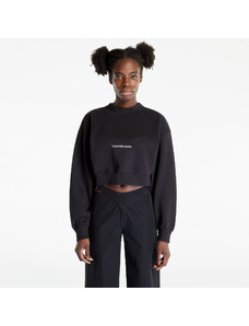 Γυναικεία φούτερ Calvin Klein Jeans Institutional Mock Sweatshirt Black