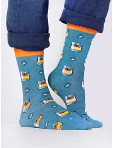 Yoclub Ανδρικές Βαμβακερές Κάλτσες Μοτίβα Χρώματα SKA-0054F-H600