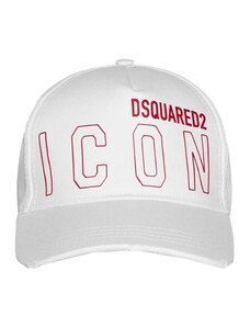 DSQUARED Καπελο S23BCM066505C00001 M1747 bianco+rosso