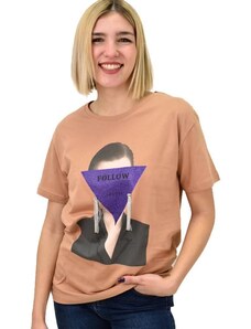 Potre Γυναικείο T-shirt με στρας Follow