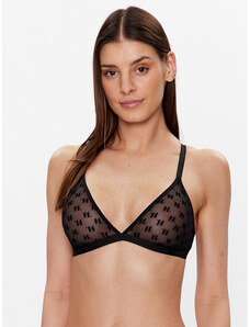 Satin bra bi-colour satin triangle bra Karl Lagerfeld