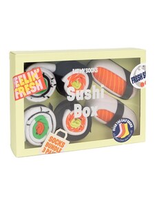 EAT MY SOCKS SUSHI BOX 3 PAIRS EMSNOCSUX3 Πολύχρωμο