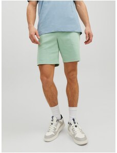 Ανοιχτό Πράσινο Ανδρικό Παντελόνι Φόρμας Basic Shorts Jack &; Jones New Ba - Ανδρικά