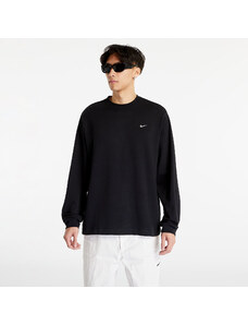 Ανδρικά μπλουζάκια Nike Solo Swoosh Unisex Long-Sleeve Top Black/ White