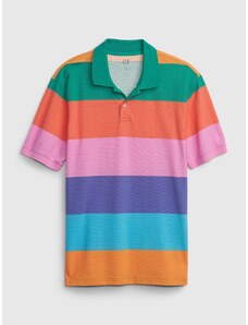 GAP Striped Polo T-shirt - Ανδρικά