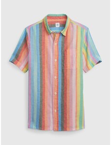 GAP Παιδικό πουκάμισο oxford με λινάρι - Αγορίστικα