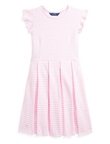 Polo Ralph Lauren Φόρεμα ανοικτό ροζ / λευκό
