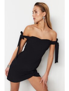 Trendyol Φόρεμα - Μαύρο - Wrapover