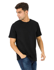 Ανδρικό T-Shirt Tiffosi 10043675-0 Μονόχρωμο Μαύρο