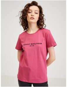 Ροζ Γυναικείο T-Shirt Tommy Hilfiger - Γυναικεία