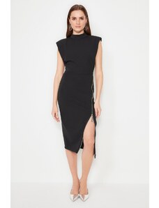 Γυναικείο φόρεμα Trendyol TPRAW23EL00169/Black