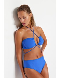 Trendyol Bikini Top - Μπλε - Απλό