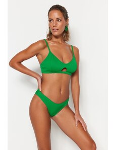 Trendyol Bikini Top - Πράσινο - Απλό
