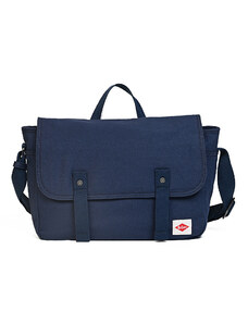 Τσάντα A4 LEE COOPER σε μπλέ ύφασμα FKN5J17 - 27832-03