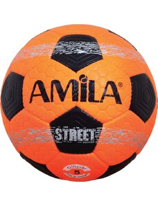 AMILA ΜΠΑΛΑ ΠΟΔ/ΡΟΥ #5- SENDRA PU Κορ.rubberized top quality street ball 41196-26 Πορτοκαλί