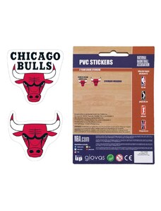 GIM BMU PVC STICKERS NBA 2 LOGOS TEAM 162PCS 775-21224-CHICAGO BULLS Κόκκινο