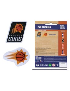 GIM BMU PVC STICKERS NBA 2 LOGOS TEAM 162PCS 775-21224-PHOENIX SUNS Μωβ