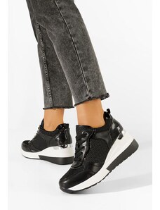 Zapatos Sneakers με πλατφόρμα μαύρα Liouba