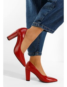 Zapatos Γόβες με χοντρό τακούνι κοκκινο Catania