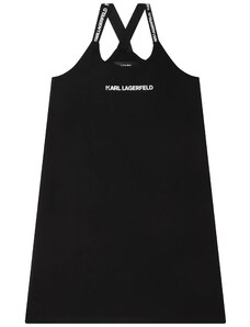 KARL LAGERFELD Φόρεμα καθημερινό Z12232/09B S Μαύρο Regular Fit