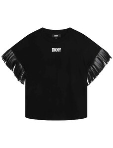 DKNY T-Shirt D35S78/09B S Μαύρο Regular Fit