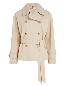 Tommy Hilfiger Belted Double Breasted Peacoat-Light Sandalwood
