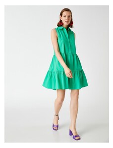 Koton φόρεμα - Πράσινο - Φόρεμα πουκάμισο
