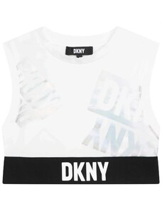 DKNY CROPPED TOP D35S90/111 D Λευκό