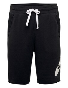 Nike Sportswear Παντελόνι 'Club Alumni' μαύρο / λευκό