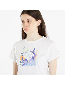 Γυναικεία μπλουζάκια Columbia Sun Trek Short Sleeve Graphic Tee White/ Arboreal