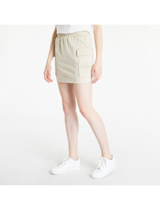 Φούστες Calvin Klein Jeans Embroidered Monologo Straight Skirt Beige