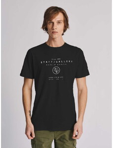 Ανδρικό T- Shirt με Τύπωμα στο Στήθος Staff Elon 64-028.049 MAYPO