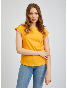Πορτοκαλί γυναικείο T-shirt ORSAY - Γυναικεία