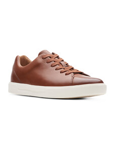 Clarks Un Costa Lace British Tan Leather Ανδρικά Ανατομικά Δερμάτινα Sneakers Ταμπά (26148690)