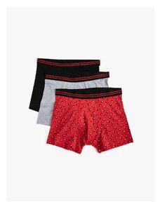 Koton Boxer Shorts - Κόκκινο - Μονό