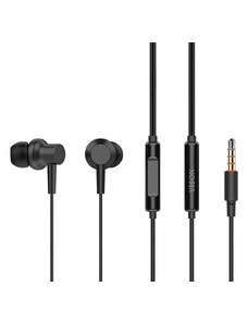 CELEBRAT YISON earphones με μικρόφωνο X2, 3.5mm, 1.36m, μαύρα