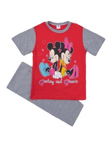 FMS Παιδική Πυτζάμα Κορίτσι Mickey And Minnie Heart's