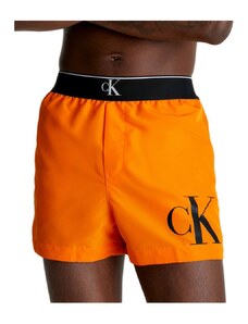Calvin Klein Ανδρικό Μαγιό Βερμούδα Short Waistband CK Monogram