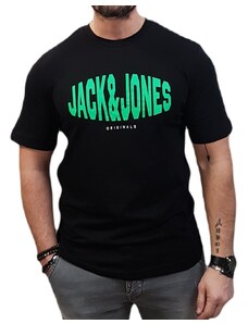 Jack&Jones - 12232652 - Jor Marque TEE SS Crew Neck FST - Black - T-shirt