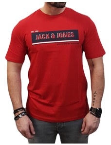 Jack&Jones - 12232323 - Jco Adam TEE SS Crew Neck FST - Pompeian Red - T-shirt