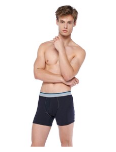 Dagi Boxer Shorts - Σκούρο μπλε - Μονό