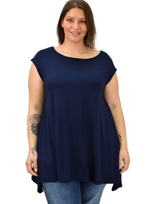 First Woman Γυναικεία μπλούζα μονόχρωμη oversized
