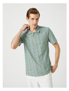Koton Polo T-shirt - Πράσινο - Κανονική εφαρμογή