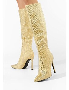 Zapatos Μπότες με Τακούνι χρυσο Valencia