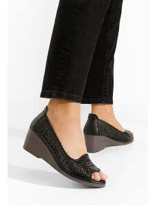 Zapatos Δερμάτινα παπούτσια Amabella μαύρα