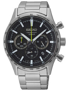 SEIKO Conceptual Series Chronograph - SSB413P1, Silver case with Stainless Steel Bracelet