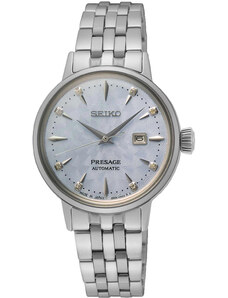 SEIKO Presage Cocktail Time 'Skydiving' Automatic - SRE007J1 Silver case with Stainless Steel Bracelet
