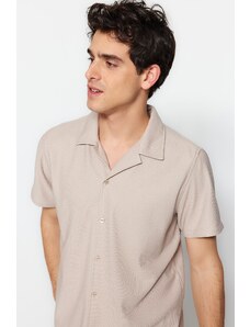 Trendyol Shirt - Μπεζ - Κανονική εφαρμογή