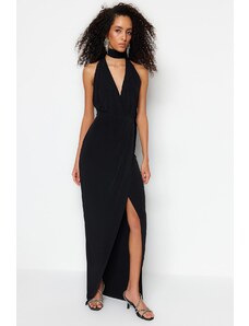 Γυναικείο φόρεμα Trendyol TPRSS23AE00125/Black